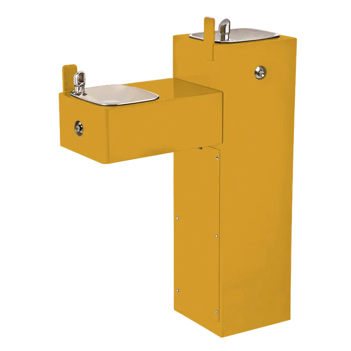 Haws 3300FR ADA Vandal-Resistant Outdoor Freeze-Resistant Pedestal Fountain - The Fountain Direct 