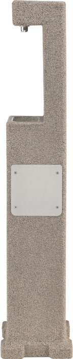 Global Industrial™ Outdoor Bottle Filling Station with Filter – Durable Rotocast Granite, Vandal-Resistant, ADA Compliant, 3,600-Gallon PFAS Filtration – 603602F