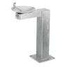 Haws 3377G ADA Vandal-Resistant Outdoor Pedestal Drinking Fountain - The Fountain Direct