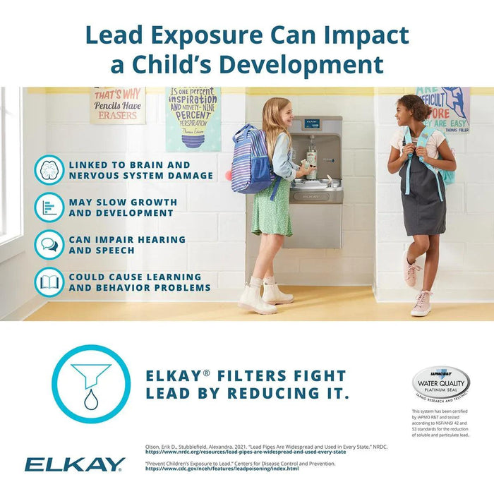 Elkay WaterSentry® Lead + Microplastics NSF/ANSI Certified 3000 Gal 12 Month Filter - The Fountain Direct