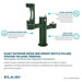 Elkay LK4430BF1MEVG ezH2O® Tri-Level Pedestal Bottle Filling Station, Heavy-Duty - ADA Compliant, - The Fountain Direct