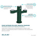 Elkay LK4430EVG Tri-Level Pedestal Drinking Fountain – Non-Filtered, Vandal-Resistant - The Fountain Direct