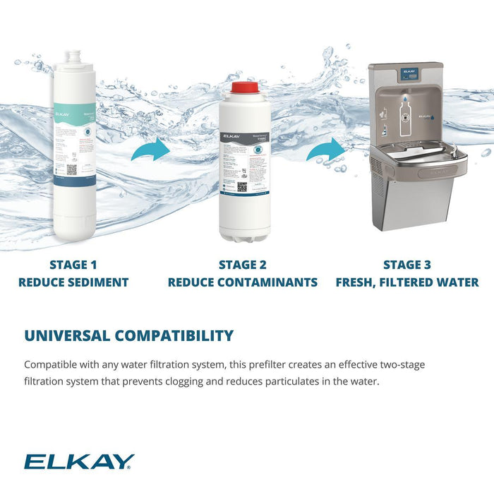 Elkay PF5M_12PK – Universal 5-Micron Sediment Prefilter, 12-Pack, 1.5 GPM - The Fountain Direct