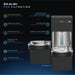 Elkay LZSTL8WSBPRO-FLP4 Pro Filtration™ Bottle Filling Station & Bi-Level ADA Cooler – Refrigerated, Black Stainless, Total PFAS + Lead Filter - The Fountain Direct
