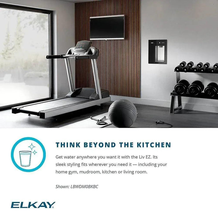 Elkay Liv® EZ LBWDM0BKBC Built-in Filtered Water Dispenser – Non-Refrigerated - The Fountain Direct
