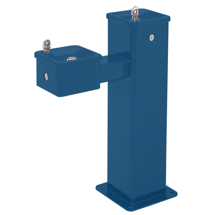 Haws 3500 ADA Outdoor Vandal-Resistant Stainless Steel Pedestal Fountain - The Fountain Direct 