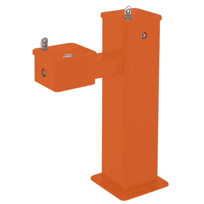 Haws 3500FR ADA Vandal-Resistant Outdoor Freeze-Resistant Pedestal Fountain - The Fountain Direct 