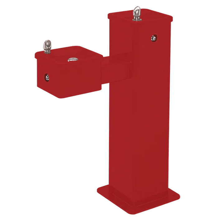 Haws 3500FR ADA Vandal-Resistant Outdoor Freeze-Resistant Pedestal Fountain - The Fountain Direct 