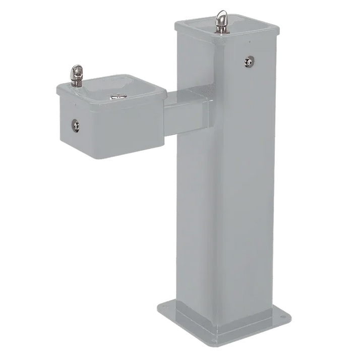 Haws 3500FR ADA Vandal-Resistant Outdoor Freeze-Resistant Pedestal Fountain - The Fountain Direct 