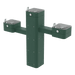 Haws 3603 Outdoor ADA Filtered Vandal-Resistant Pedestal Fountain, Triple Station - The Fountain Direct