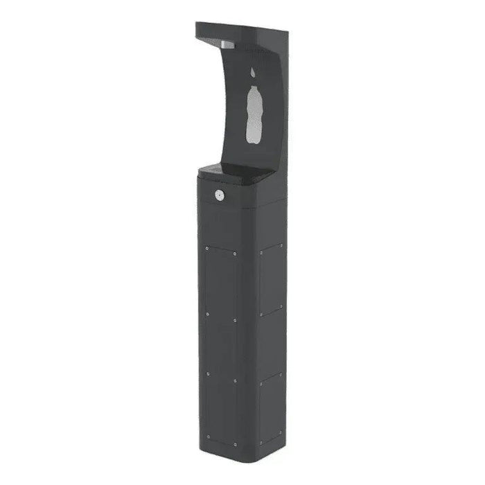 Haws 3610FR ADA Outdoor Vandal-Resistant Stainless Steel Pedestal Bottle Filler - The Fountain Direct
