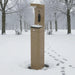 Haws 3610 ADA Outdoor Vandal-Resistant Stainless Steel Pedestal Bottle Filler - The Fountain Direct