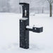 Haws 3611FR ADA Outdoor Freeze-Resistant Stainless Steel Bottle Filler and Drinking Fountain - The Fountain Direct