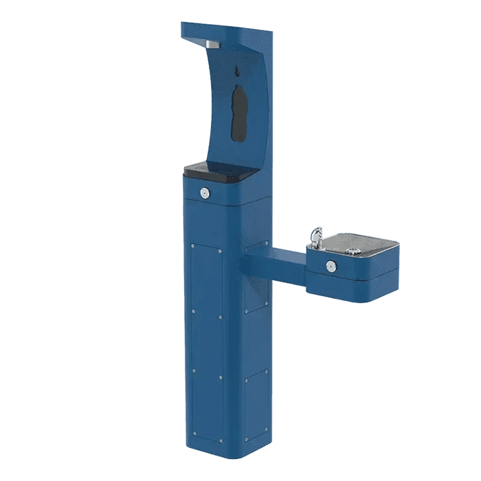 Haws 3611FR ADA Outdoor Freeze-Resistant Stainless Steel Bottle Filler and Drinking Fountain - The Fountain Direct