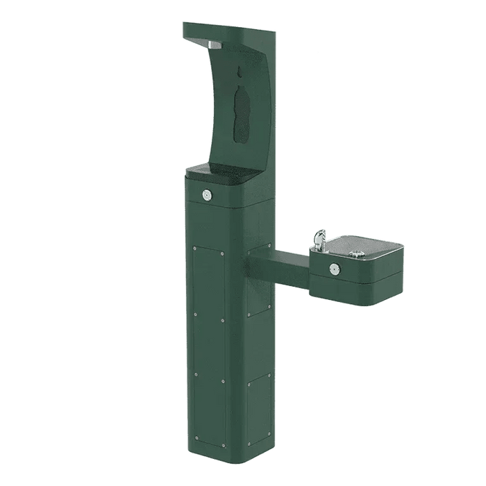 Haws 3611FR ADA Outdoor Freeze-Resistant Stainless Steel Bottle Filler and Drinking Fountain - The Fountain Direct