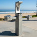 Haws 3612 Outdoor Stainless Steel ADA Modular Drinking Fountain with Bottle Filler - The Fountain Direct