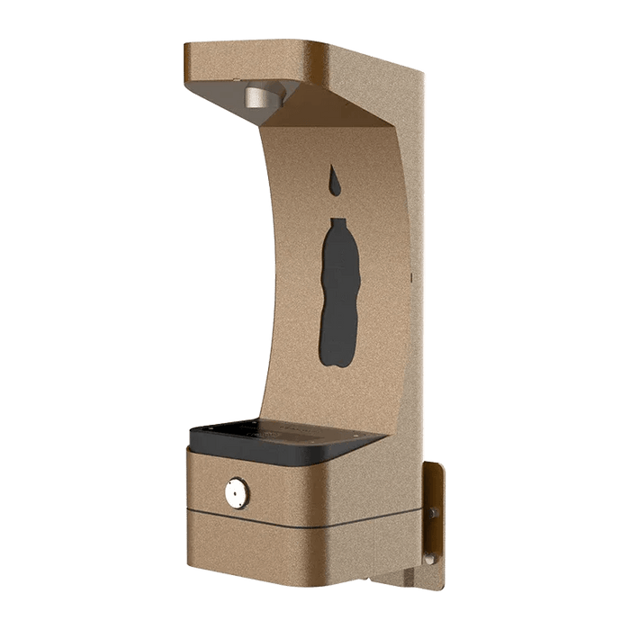 Haws 3690 ADA Outdoor Wall-Mounted Bottle Filler – Vandal-Resistant Stainless Steel - The Fountain Direct