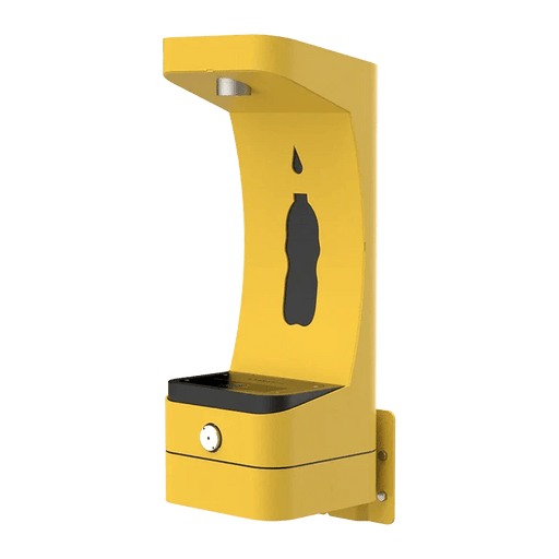 Haws 3690 ADA Outdoor Wall-Mounted Bottle Filler – Vandal-Resistant Stainless Steel - The Fountain Direct