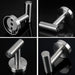 NearMoon Set of 3 Stainless Steel Towel & Robe Hooks – detail view 6