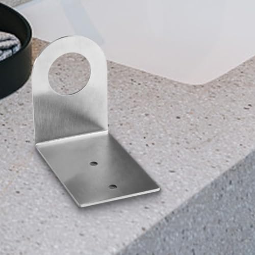 Letturn Wall-Mounted Stainless Steel Soap & Shampoo Bottle Holder – detail view 2