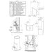 Elkay 4481FP rough-in dimensions