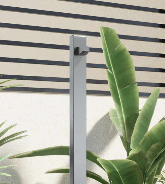 Rainware Suncoast Premium 4505 Hot & Cold Freestanding Shower Tower with Foot Wash – Satin 316 Stainless