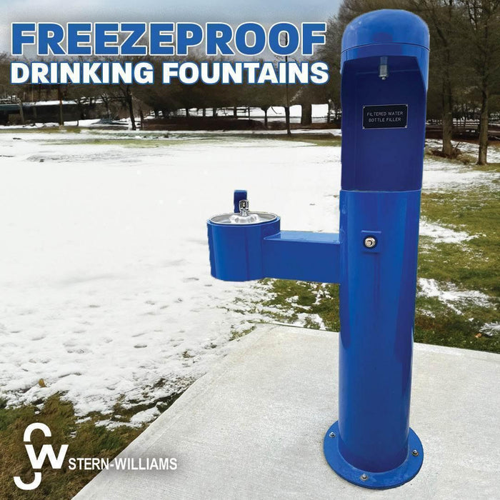 Stern-Williams 7700 Public Drinking Water Fountain & Bottle Filler For Parks – Pet Fountain Option - The Fountain Direct