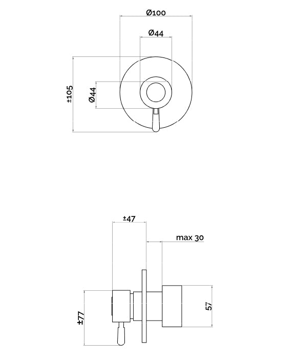 Rainware Marengo 8700 Hot & Cold Mixer Tap – Brushed Satin 316 Stainless Steel
