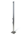 Rainware Aussie Premium 2501 Freestanding Outdoor Shower with Foot Wash – Cold Water, Marine Grade Aluminium