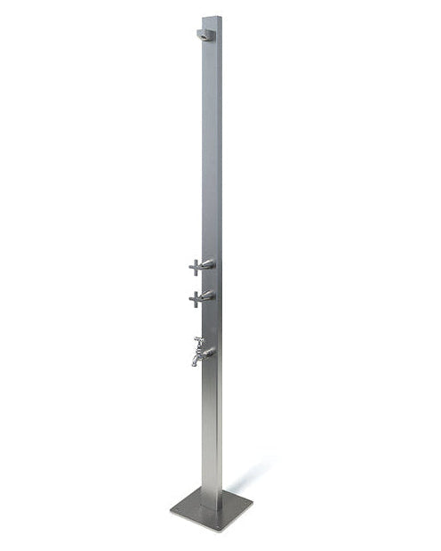 Rainware Aussie Premium 2503 Hot & Cold Freestanding Pool Shower with Foot Wash Station