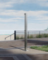 Rainware Beach Solo 5002 Single-Person Commercial Outdoor Shower – 100x100mm 316 Column