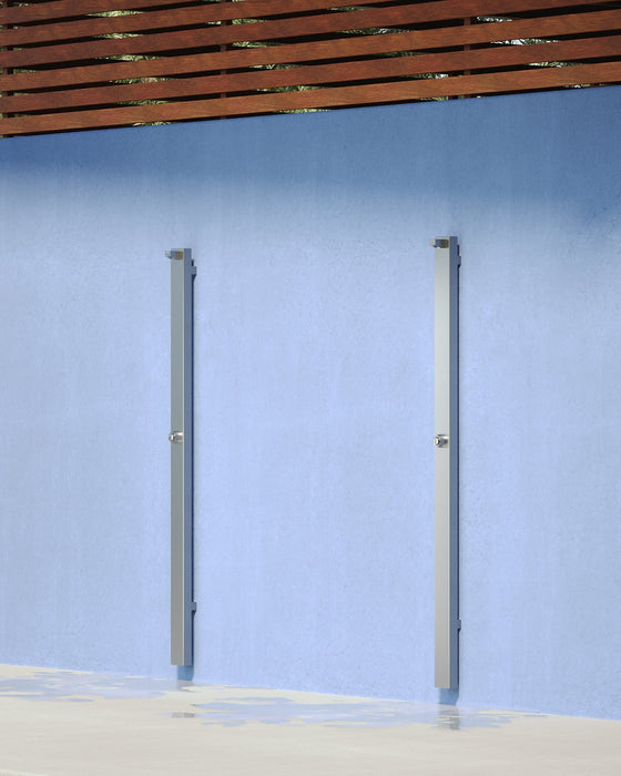 Rainware Beach Wall 5100 Space-Saving Commercial Outdoor Shower – Wall-Mount Time-Flow