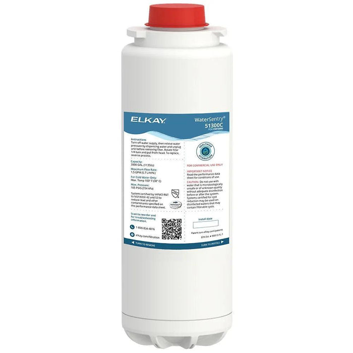 Elkay WaterSentry® Lead + Microplastics NSF/ANSI Certified Filter (12-Pack) (Bottle Fillers) - The Fountain Direct