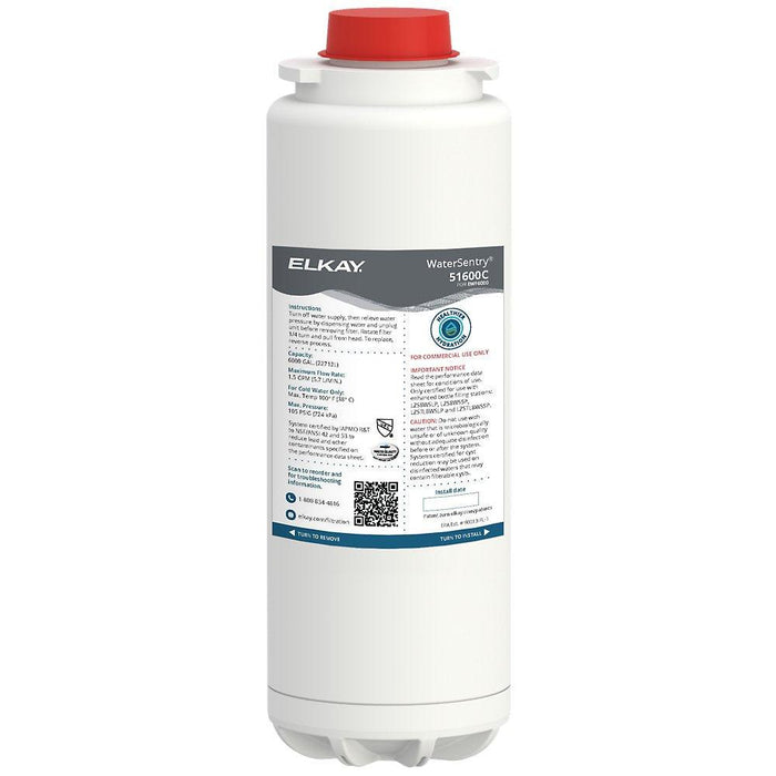Elkay 51600C + EWFPF5M – Ultra High Capacity Filtration Bundle, 6,000 Gal., 1.5 GPM - The Fountain Direct