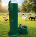 Stern Williams 5325-90-GR Exterior Pedestal Drinking Fountain with Pet Station - The Fountain Direct 