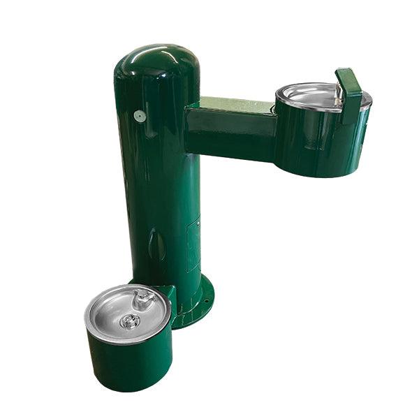Stern-Williams 5400-90 Single Pedestal Drinking Fountain with Pet Fountain