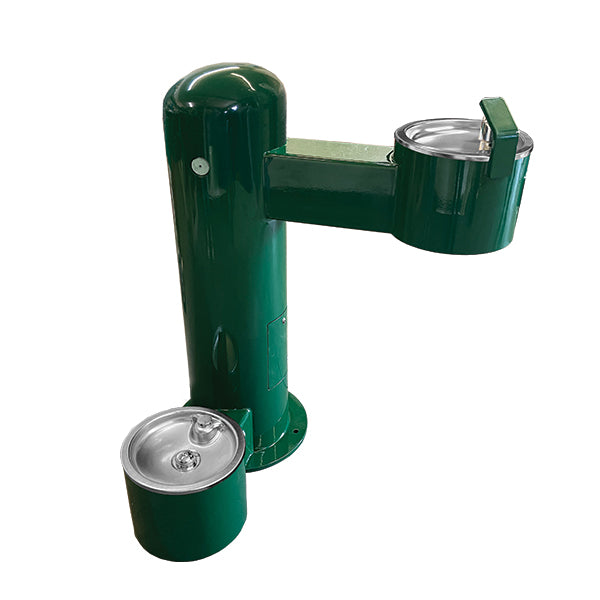 Stern-Williams 5400-90 Single Pedestal Drinking Fountain with Pet Fountain