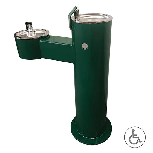 Stern-Williams 5700 Exterior Dual Public Drinking Fountains For Parks – ADA Compliant - The Fountain Direct