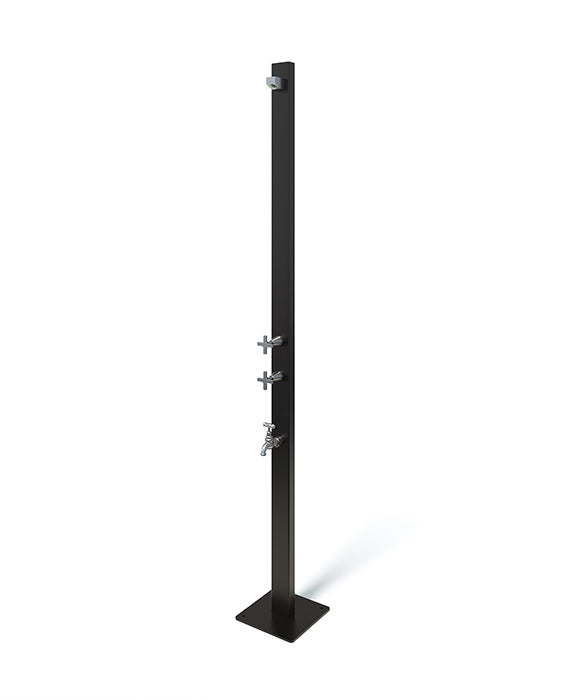 Rainware Aussie Premium 2503 Hot & Cold Freestanding Pool Shower with Foot Wash Station