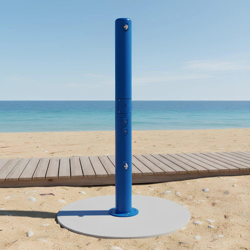 Stern-Williams 6200 Pedestal Public Beach Outdoor Body and Foot Shower – Vandal-Resistant - The Fountain Direct