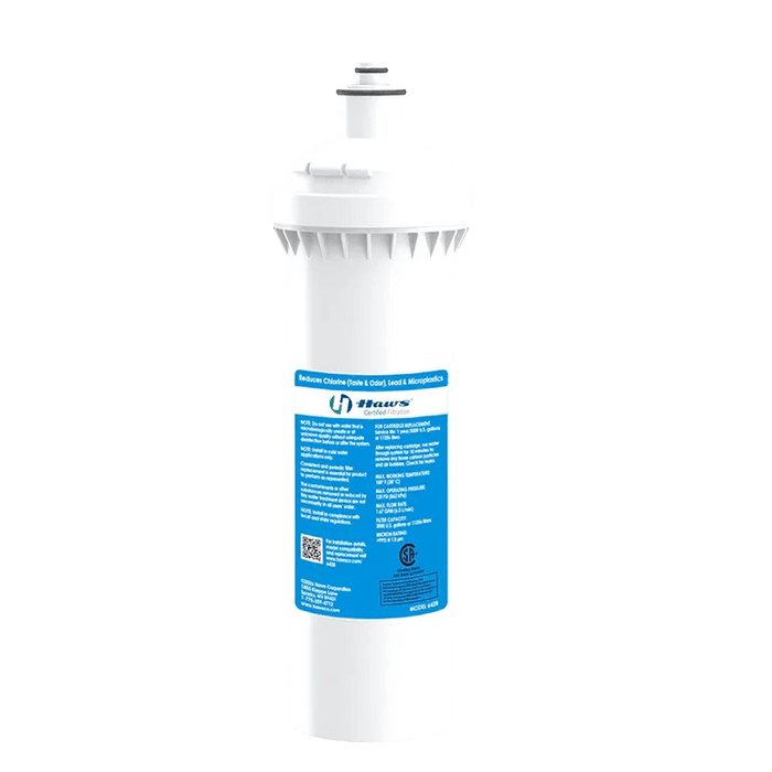 Haws NSI/NSF Certified Lead/Microplastic/Taste/Odor Drinking Water Filter - The Fountain Direct