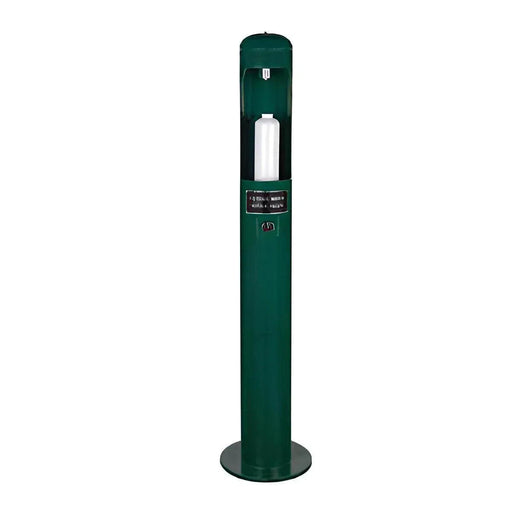 Stern-Williams 7325 Single Pedestal Bottle Filler For Parks – Vandal-Resistant and Filtered - The Fountain Direct