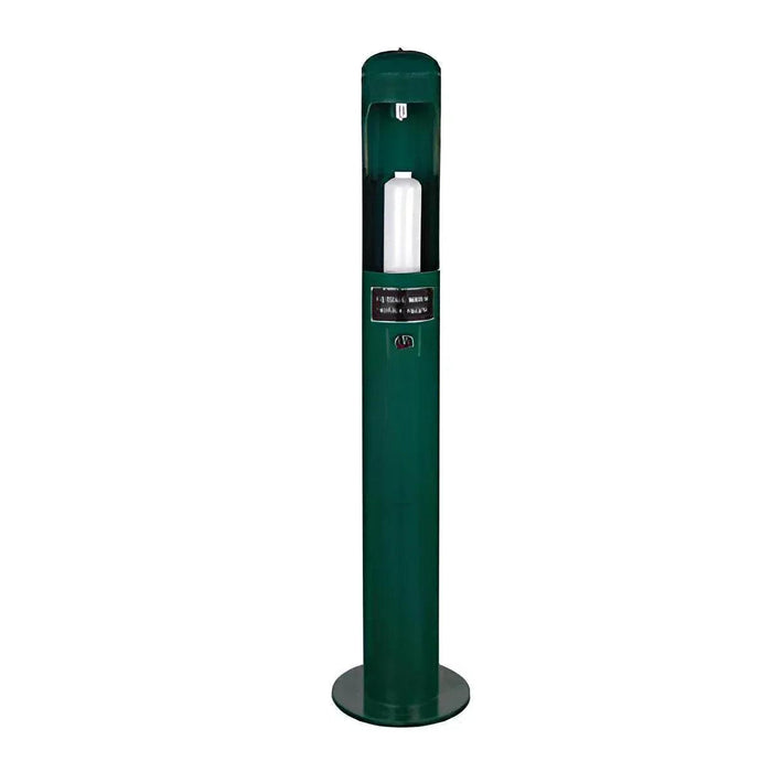 Stern-Williams 7325 Single Pedestal Bottle Filler For Parks – Vandal-Resistant and Filtered - The Fountain Direct