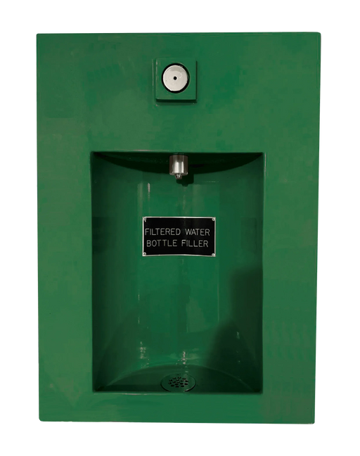Stern-Williams 7335 In wall Water Bottle Filler Station For Parks – Vandal-Resistant, and Space-Saving - The Fountain Direct