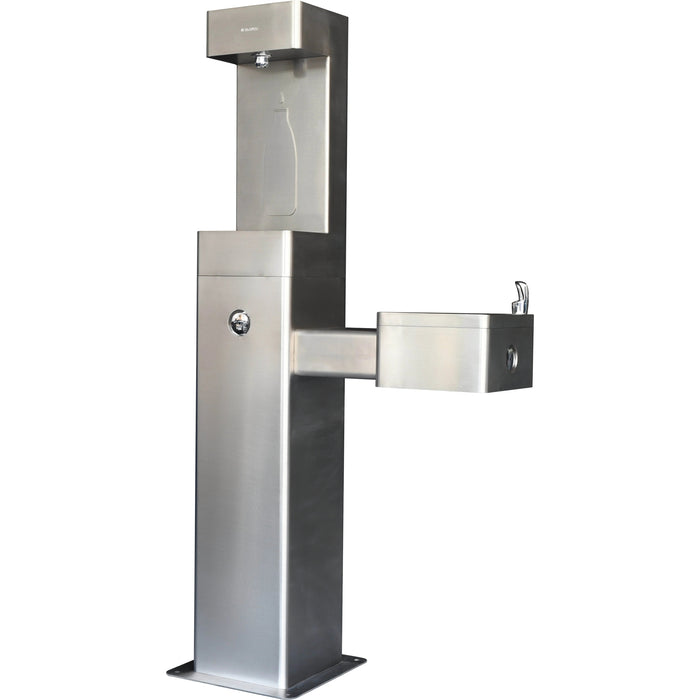 Global Industrial™ Outdoor Drinking Fountain with Bottle Filling Station – Stainless Steel, ADA Compliant – 761216 - The Fountain Direct 