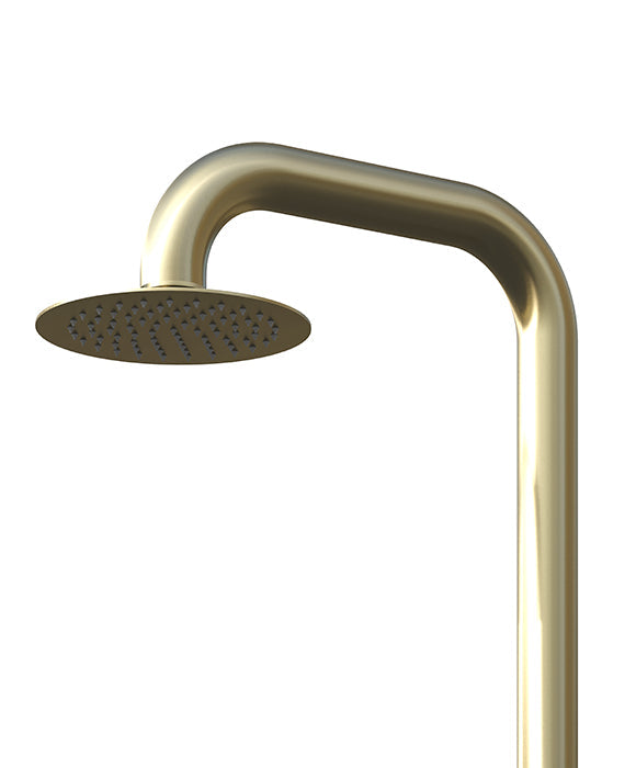 Rainware Bronte 9008 Rainfall Outdoor Shower Column with Hand Shower – Hot & Cold, 3 Finishes