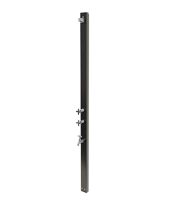 Rainware Aussie Wall 2400 Hot & Cold Wall-Mounted Exterior Shower with Foot Rinse