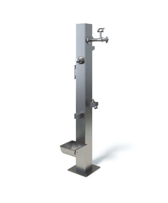 Rainware 5220 Public Dog Wash & Water Station – Handheld Spray + Bowl Filler, 316 Stainless