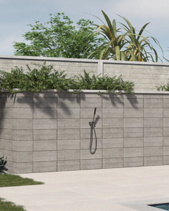 Rainware Castaway 8015 Handheld Outdoor Shower on Wall Bracket – 9 L/min, 316 Stainless Steel