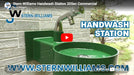 Stern-Williams 8220 & 8215 Wall Mounted Handwash Station & Drinking Fountain